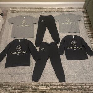 NWOT 2025 Thanksgiving Matching Outfits, Kids